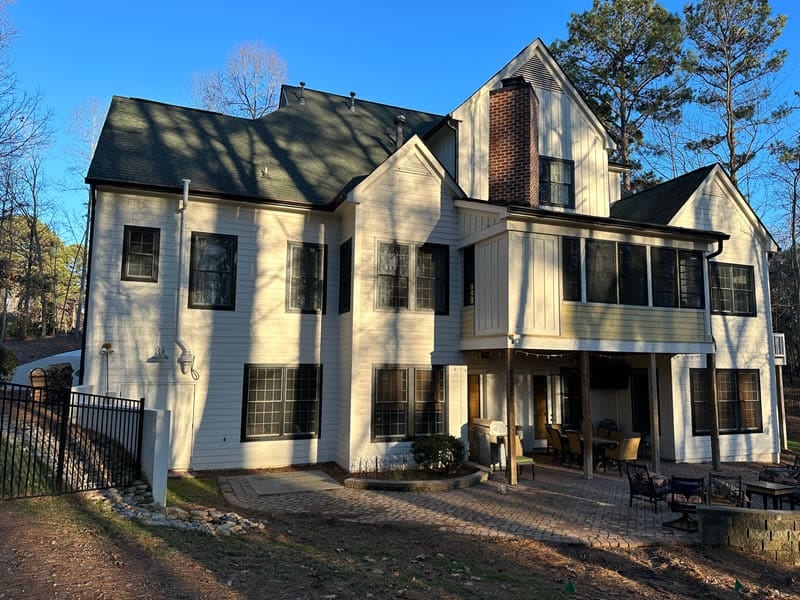 project6a Help, it’s complex seamless gutter installation and gutter contractor portfolio project in NC